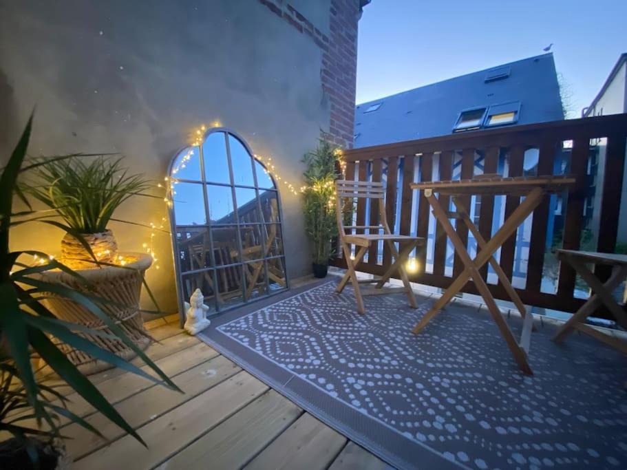 Studio Avec Terrasse A Deauville Esterno foto