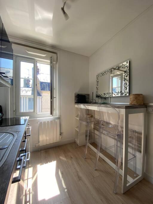 Studio Avec Terrasse A Deauville Esterno foto